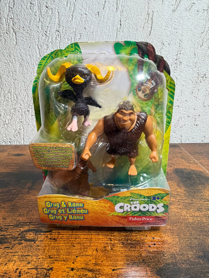 The Croods Grug & Ramu Action Figure Collector Edition