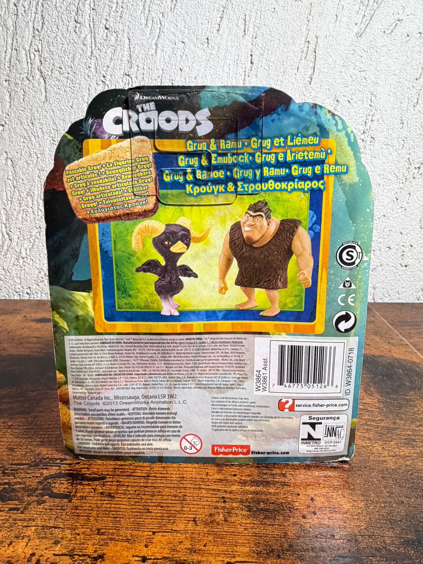 The Croods Grug & Ramu Action Figure Collector Edition