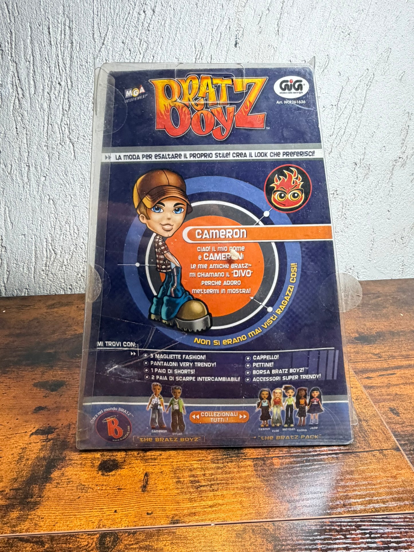 Bratz Boyz Cameron Action Figure Doll MGA 2002 Bratz Boyz