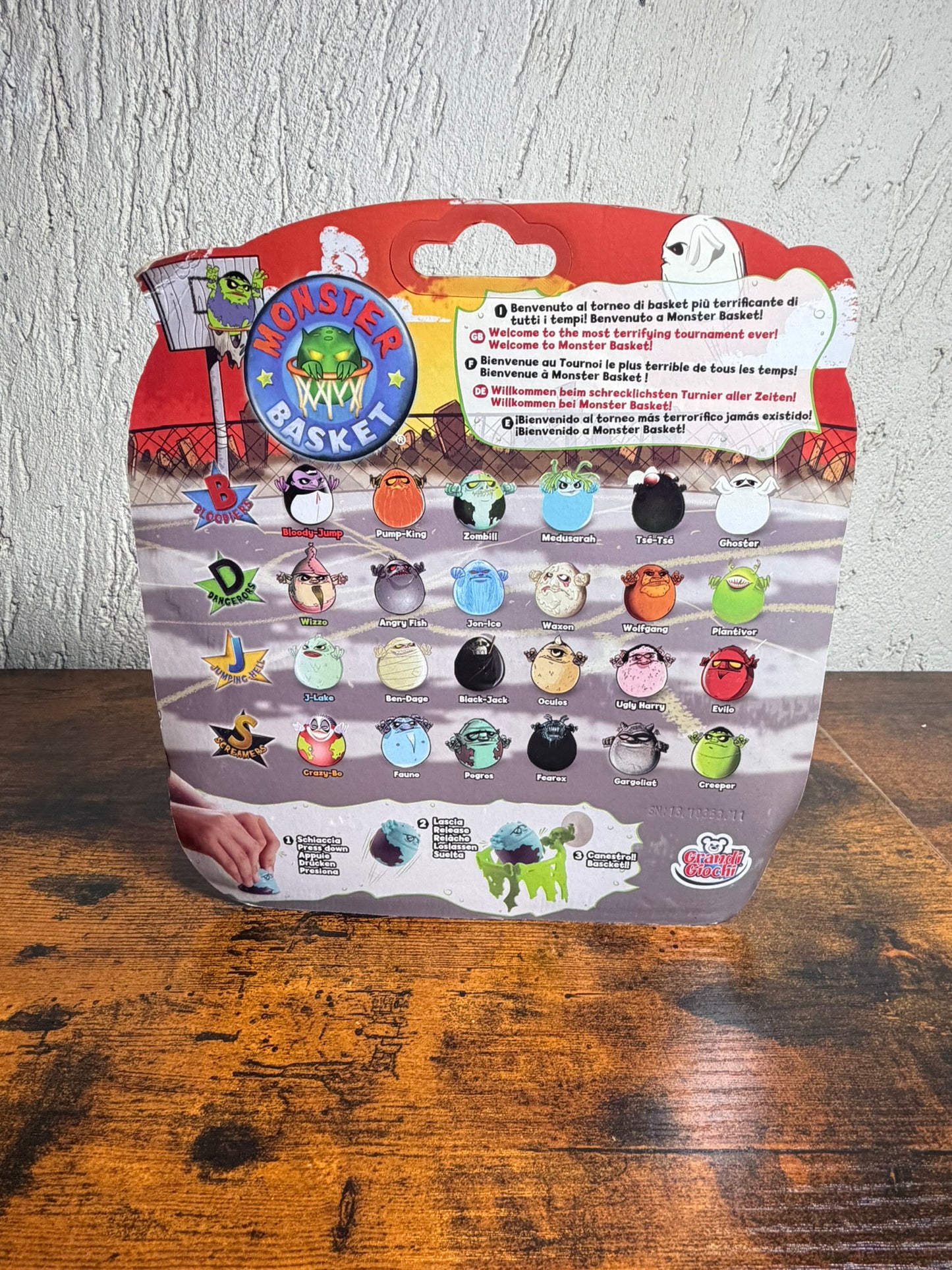 Lotto 6 Monster Basket sigillati