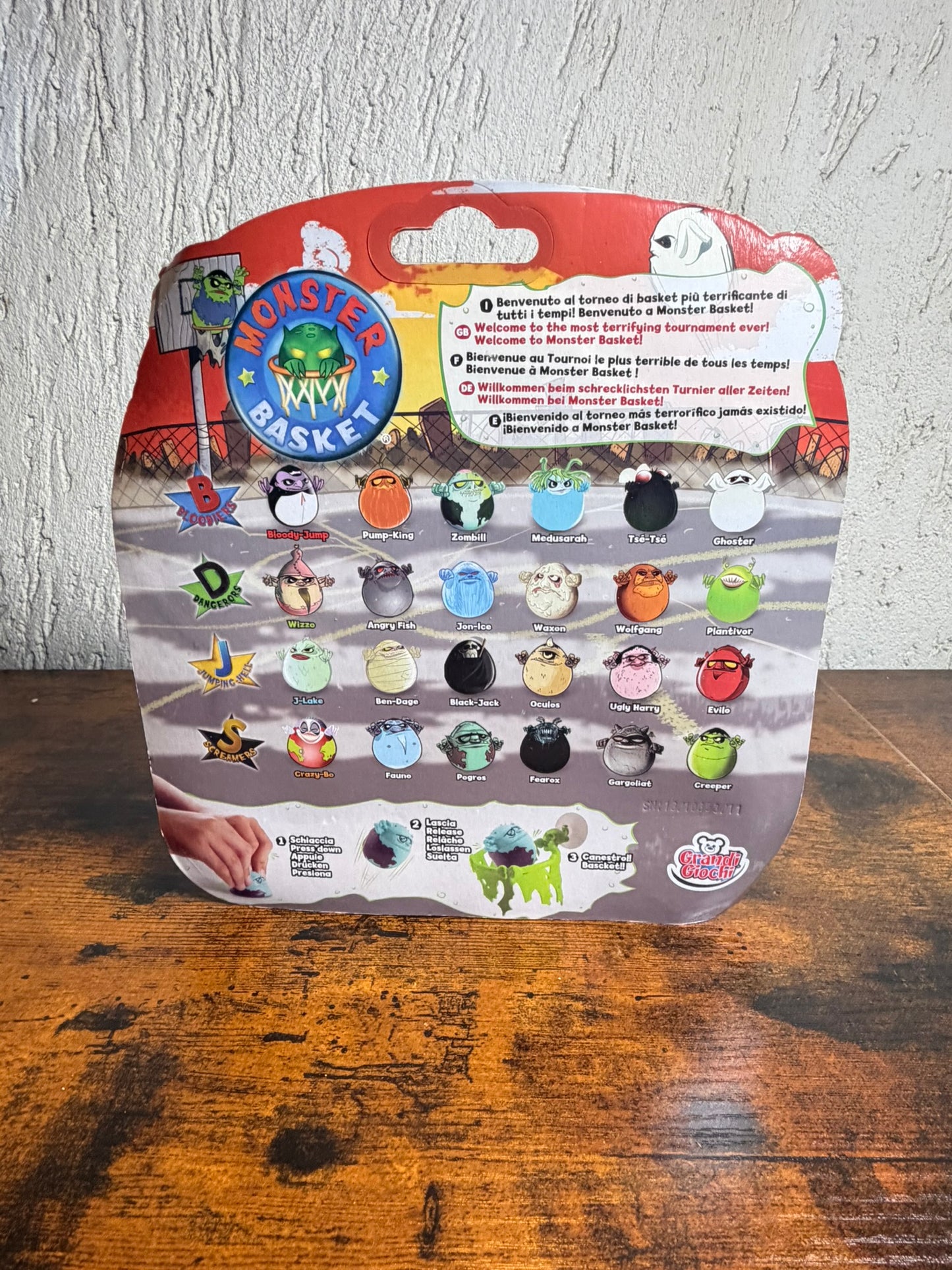 Lotto 6 Monster Basket sigillati
