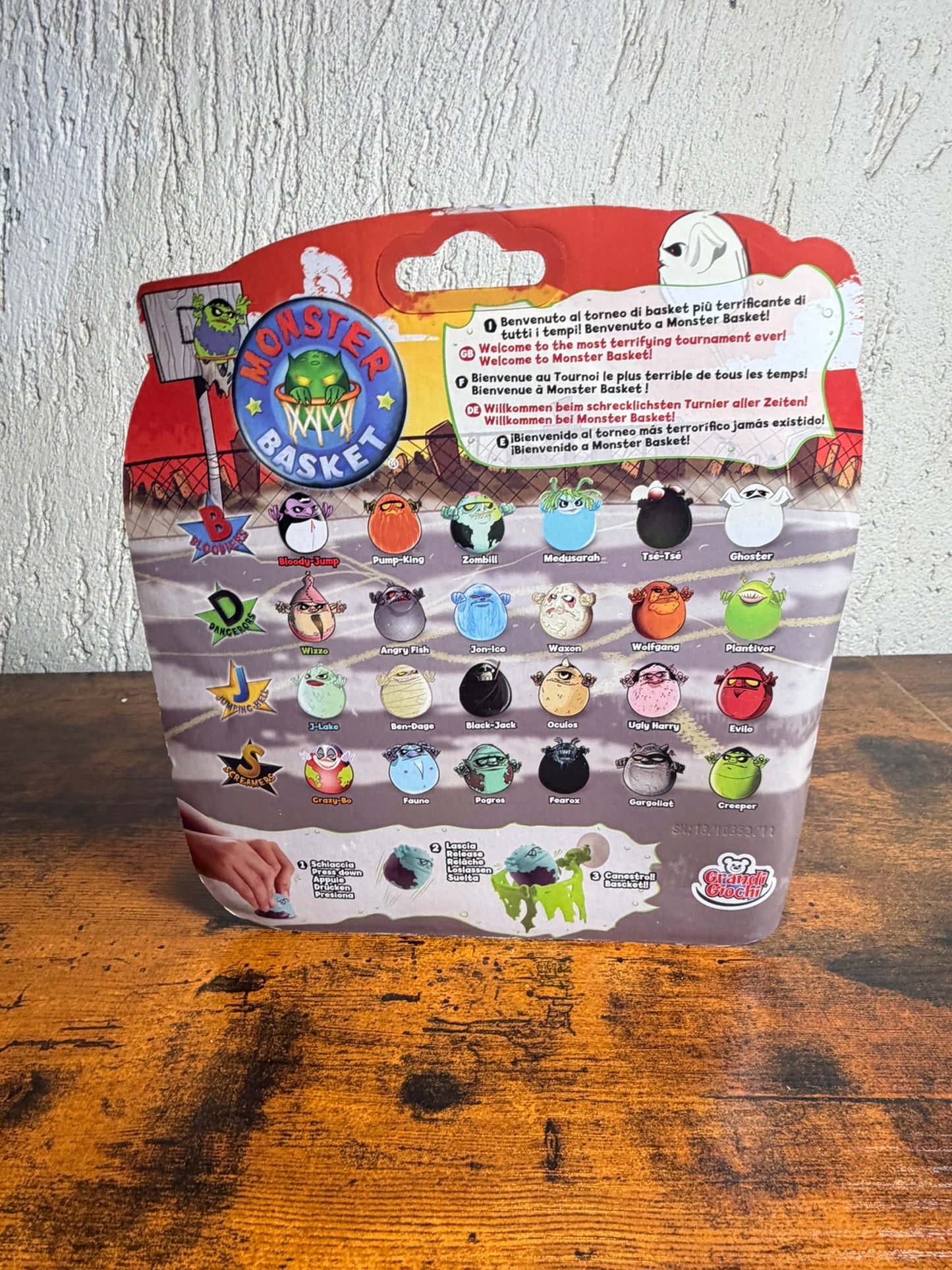 Lotto 6 Monster Basket sigillati