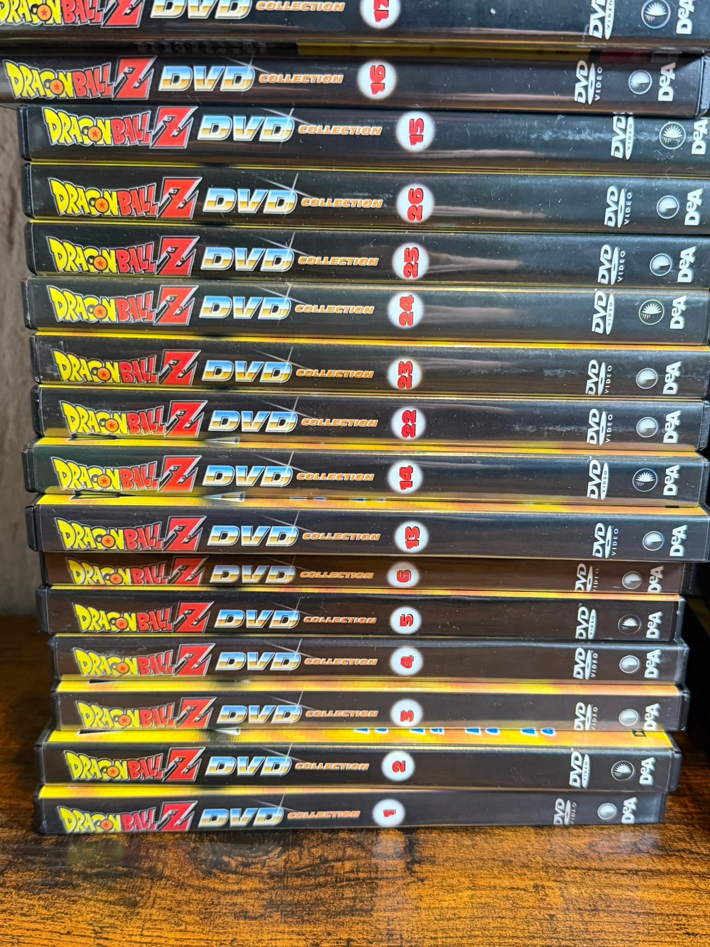 Dragon Ball Z dvd collection deagostini non completa con libretti piegati