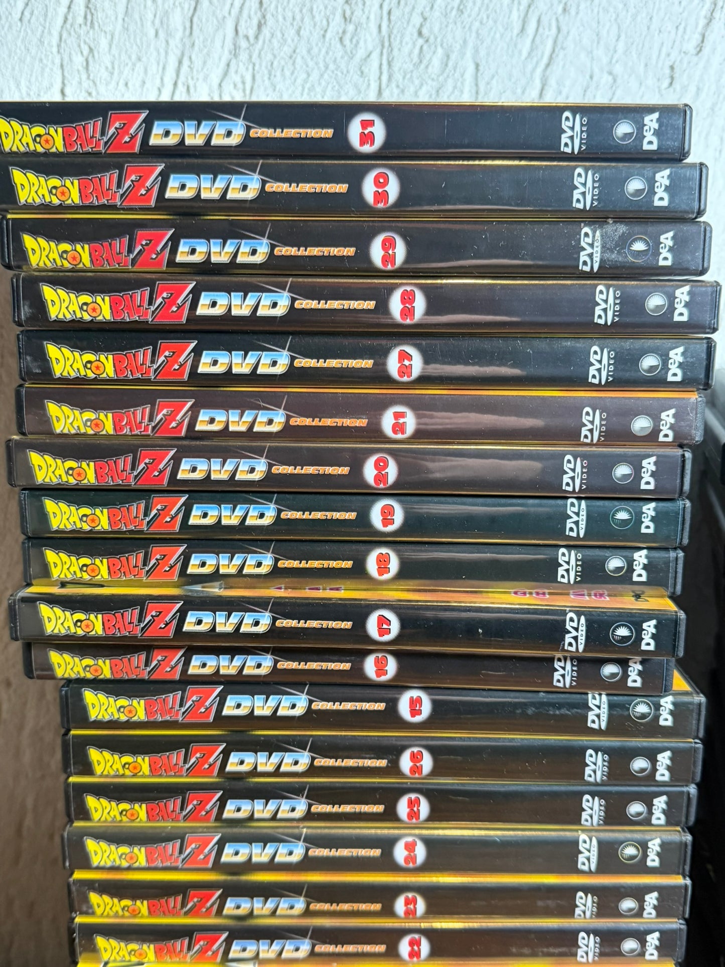 Dragon Ball Z dvd collection deagostini non completa con libretti piegati