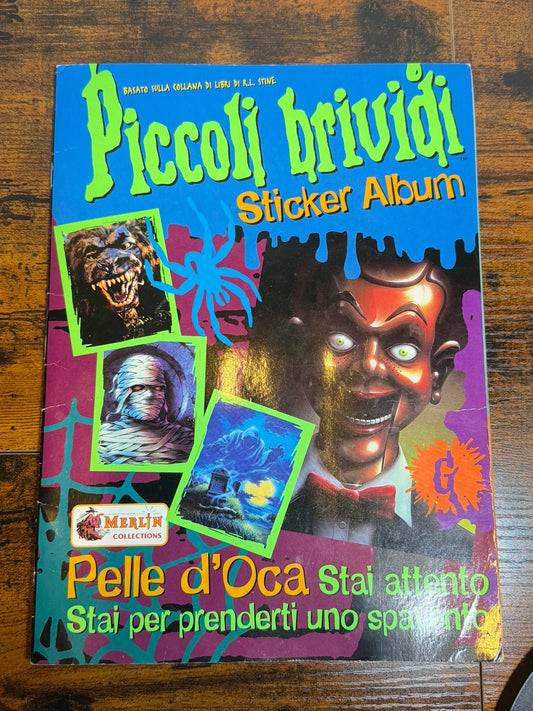 Album Figurine Piccoli Brividi (Goosebumps) Completo Merlin 1997 Sticker Album
