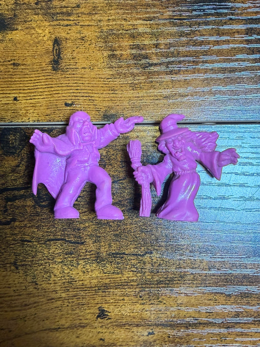 2 Monster in my pocket colore viola Witch - the phantom