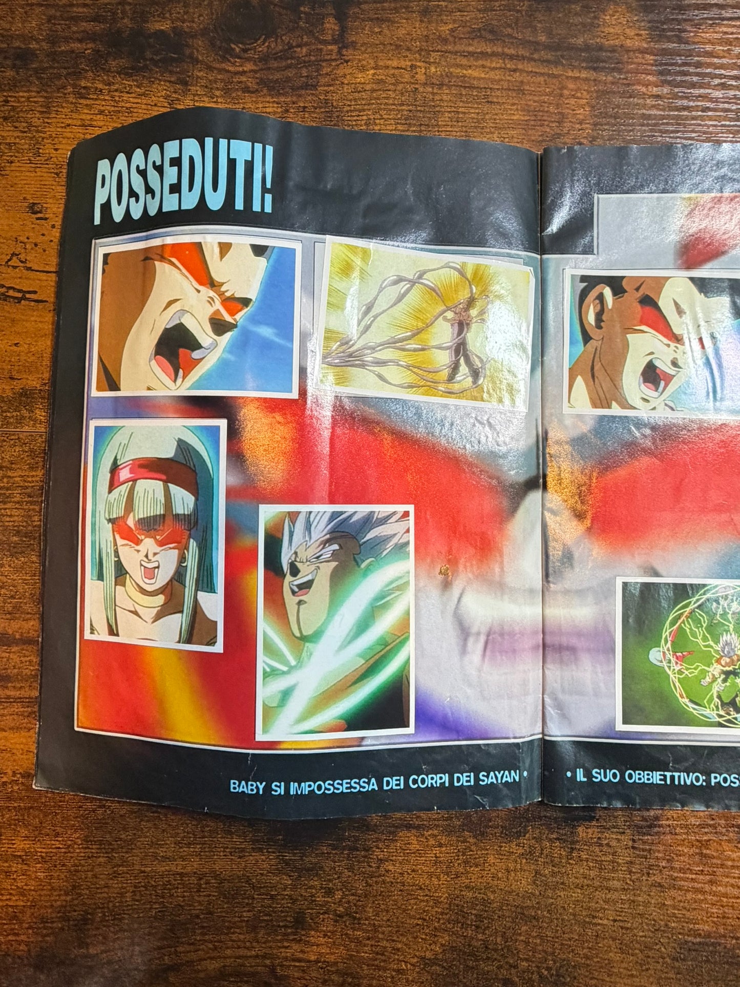 album dragon ball gt premium stickers collection panini 2001 incompleto