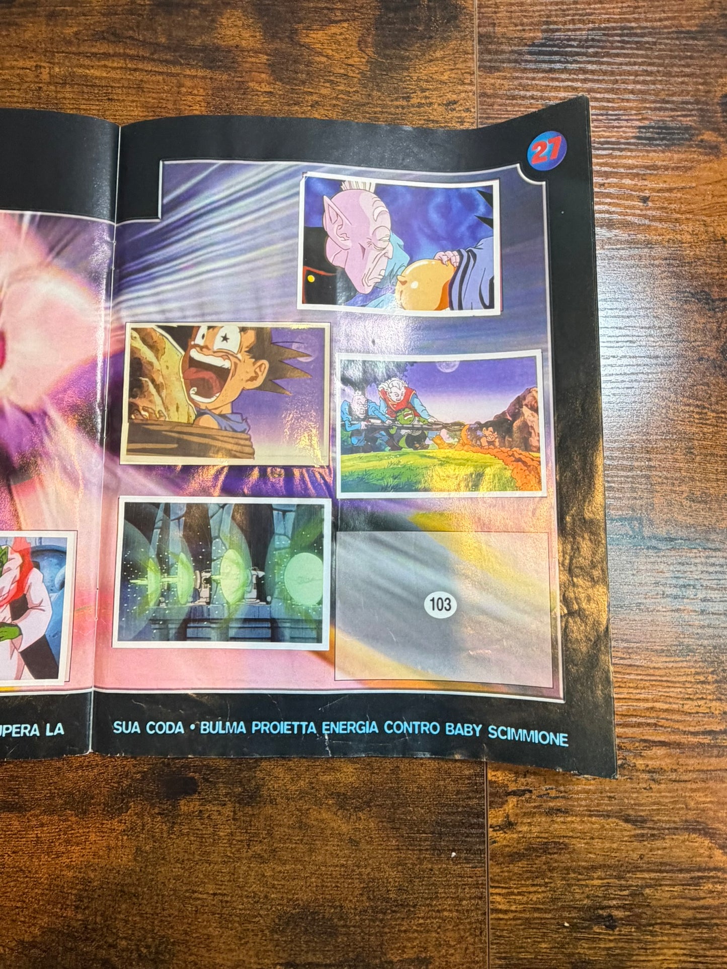 album dragon ball gt premium stickers collection panini 2001 incompleto