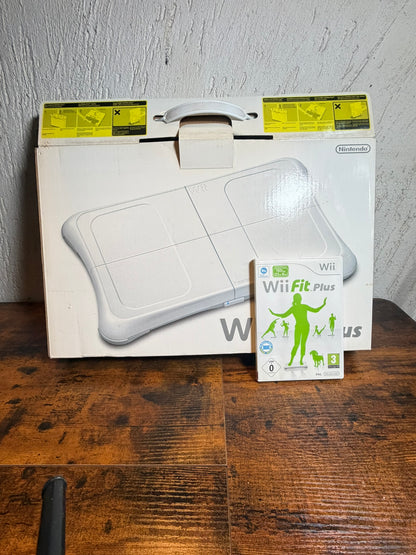 Nintendo Wii balance board +Wii Fit Plus