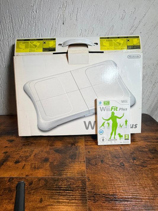 Nintendo Wii balance board +Wii Fit Plus
