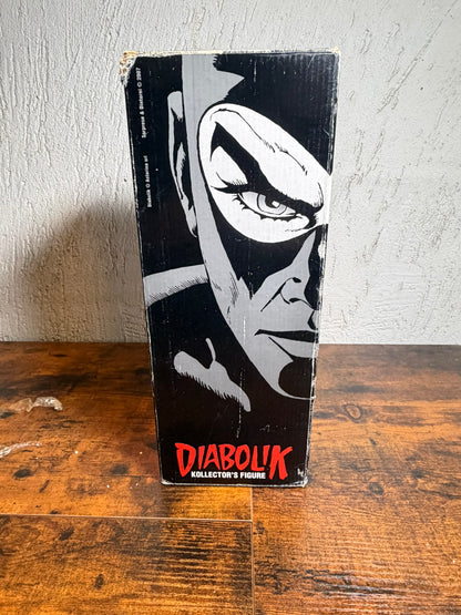 FANTASTICA figure statua DI ' DIABOLIK ( ' PATTO COL DIAVOLO ' ) Bianca ed lim