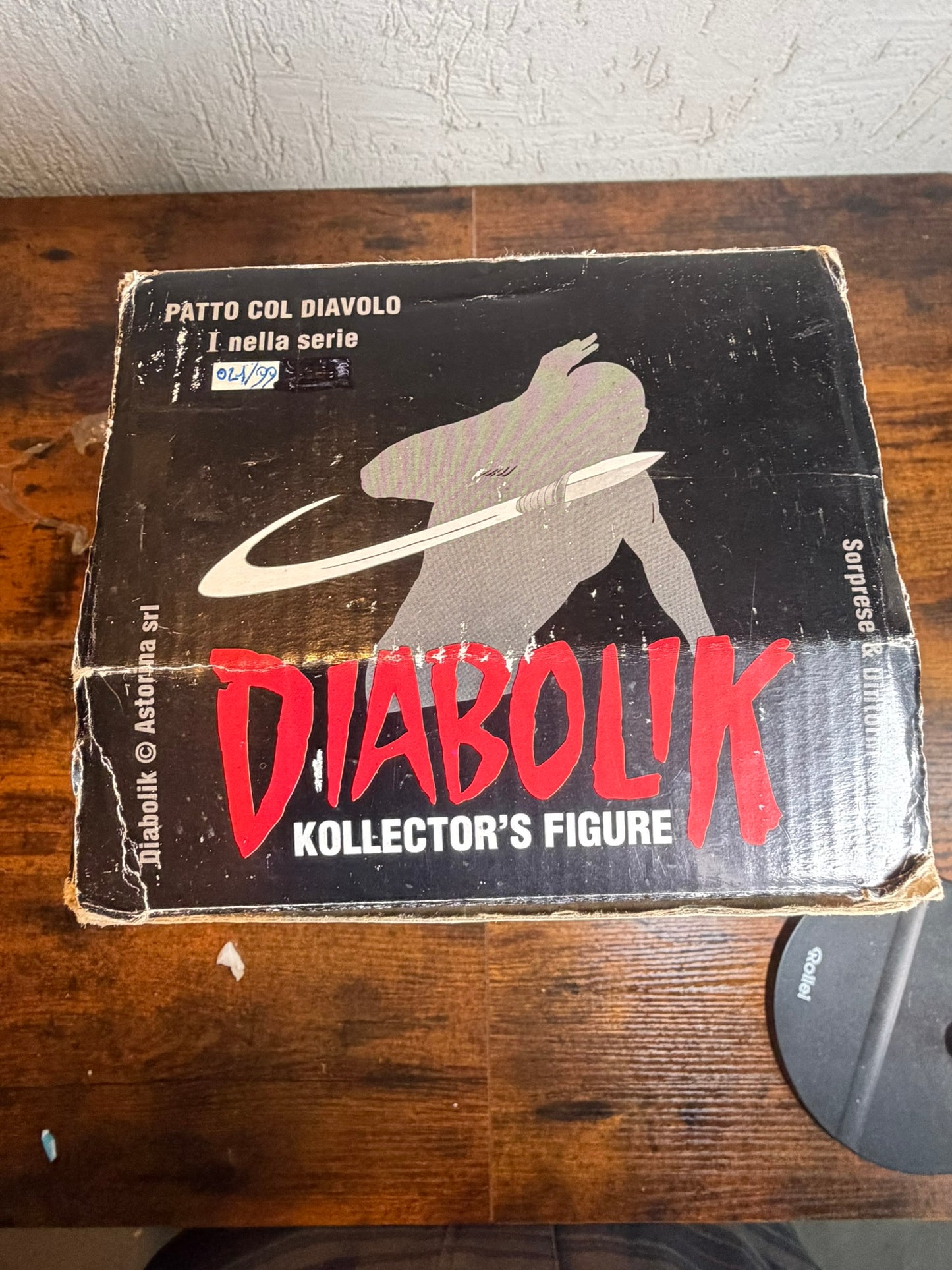 FANTASTICA figure statua DI ' DIABOLIK ( ' PATTO COL DIAVOLO ' ) Bianca ed lim