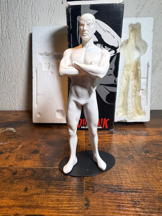 FANTASTICA figure statua DI ' DIABOLIK ( ' PATTO COL DIAVOLO ' ) Bianca ed lim