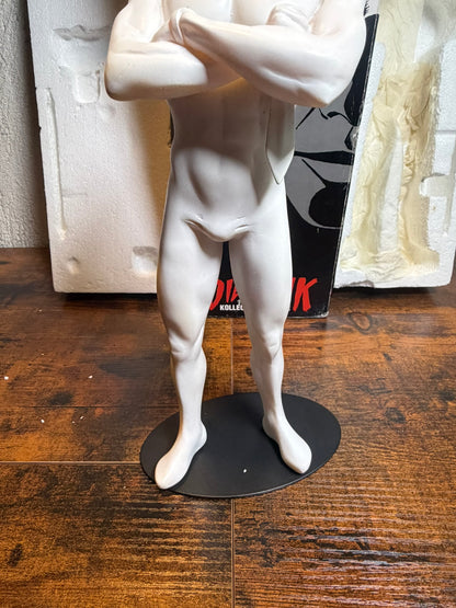FANTASTICA figure statua DI ' DIABOLIK ( ' PATTO COL DIAVOLO ' ) Bianca ed lim