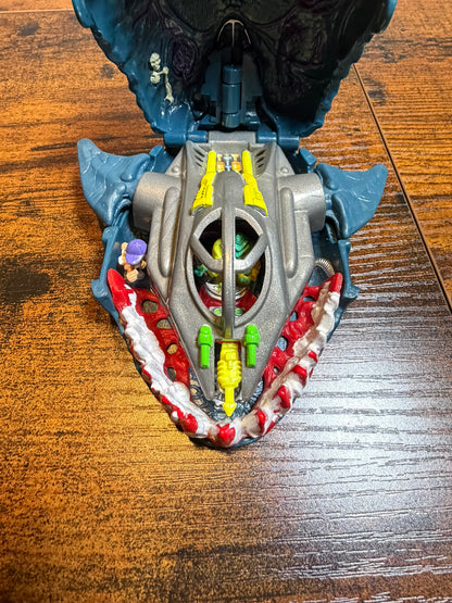 Mighty Max Man Eater Shark Playset Completo 1993 BlueBird