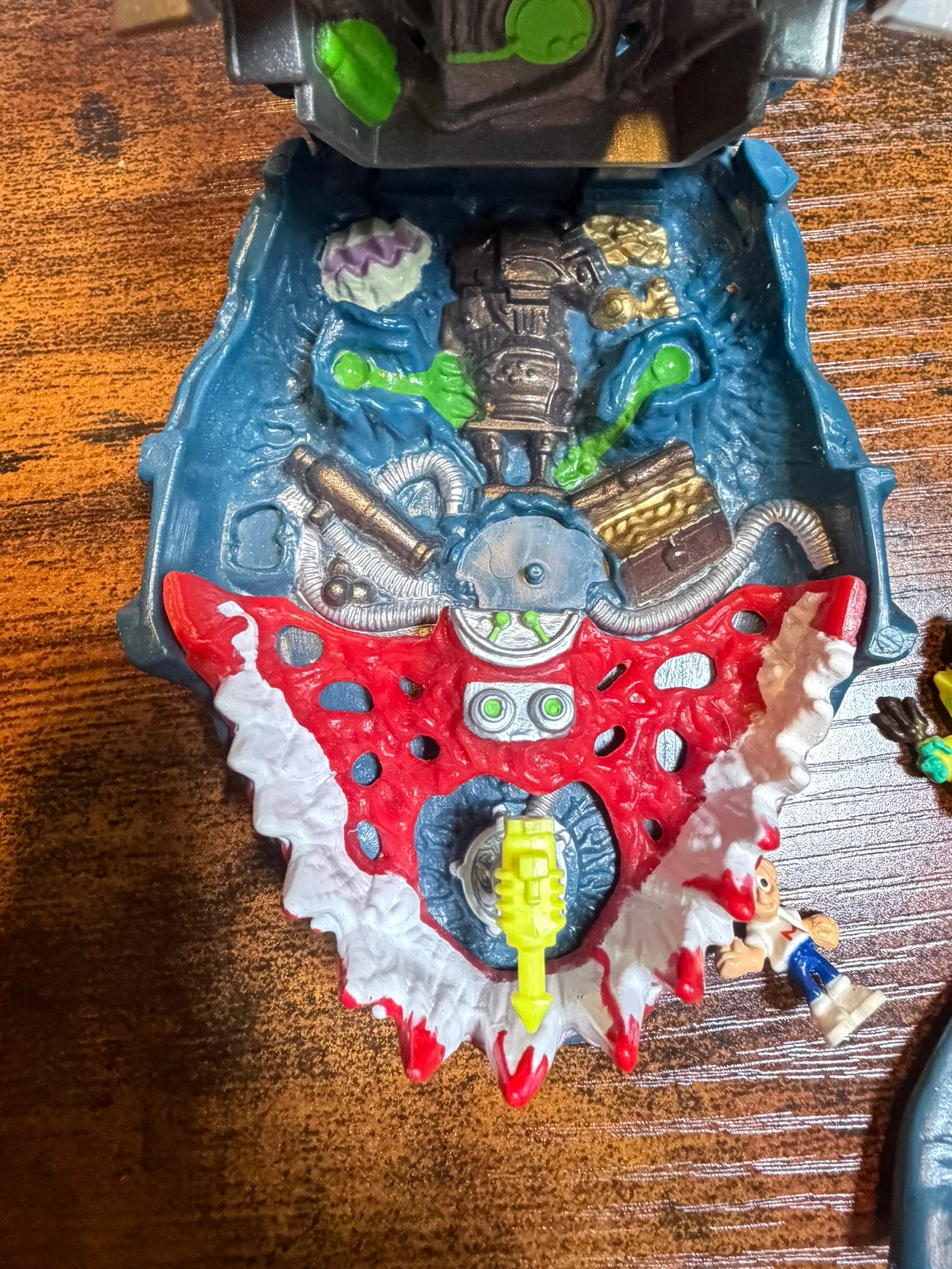 Mighty Max Man Eater Shark Playset Completo 1993 BlueBird
