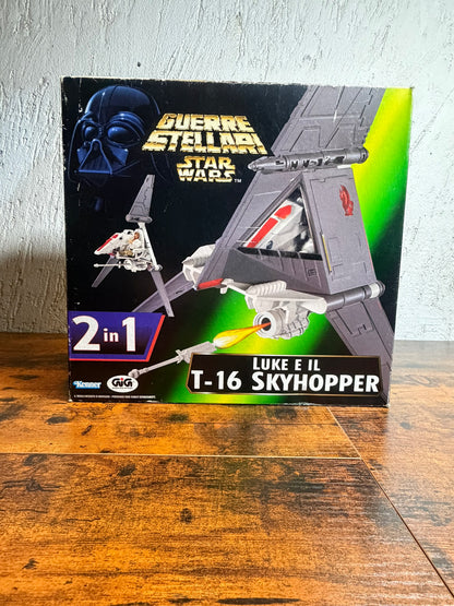 GUERRE STELLARI, STAR WARS, LUKE E IL T-16 SKYHOPPER, KENNER