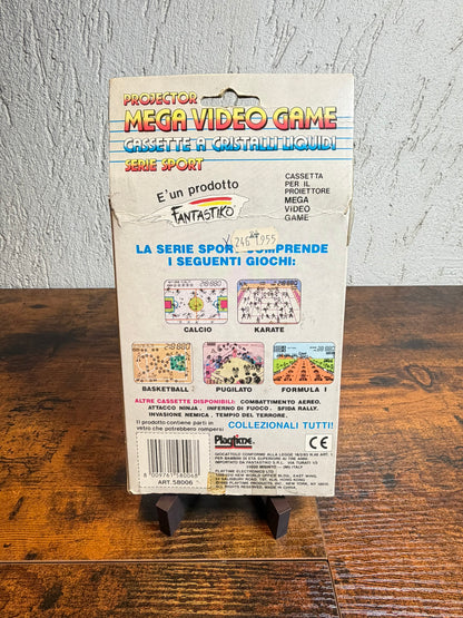 Playtime Mega Video Game Projector Calcio Fantastiko 1989 Vintage