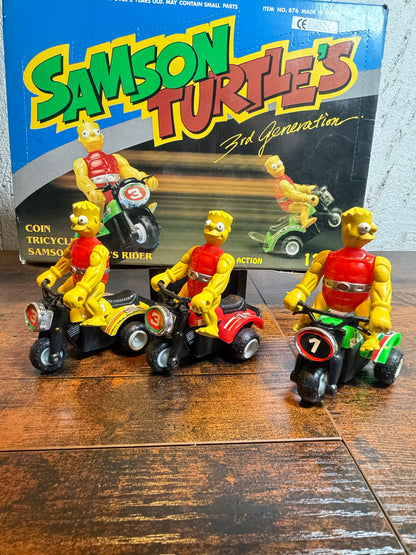 Figure Bootleg Tmnt e Simpson Samson Turtles nuove
