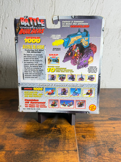 Bandai Toy biz 1996 Battle Builders System 1000 Blaster Tir Eclair