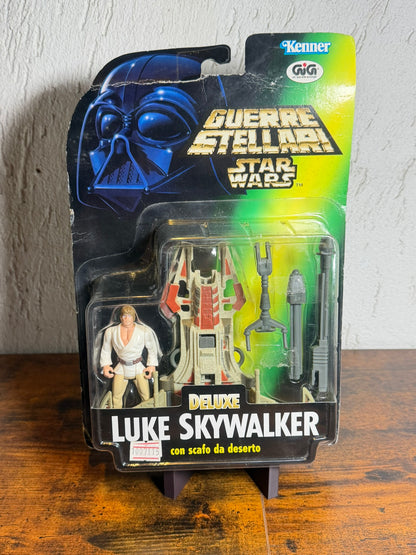Kenner Guerre Stellari LUKE SKYWALKER con SCAFO DA DESERTO 10cm Figure MOC, 1996