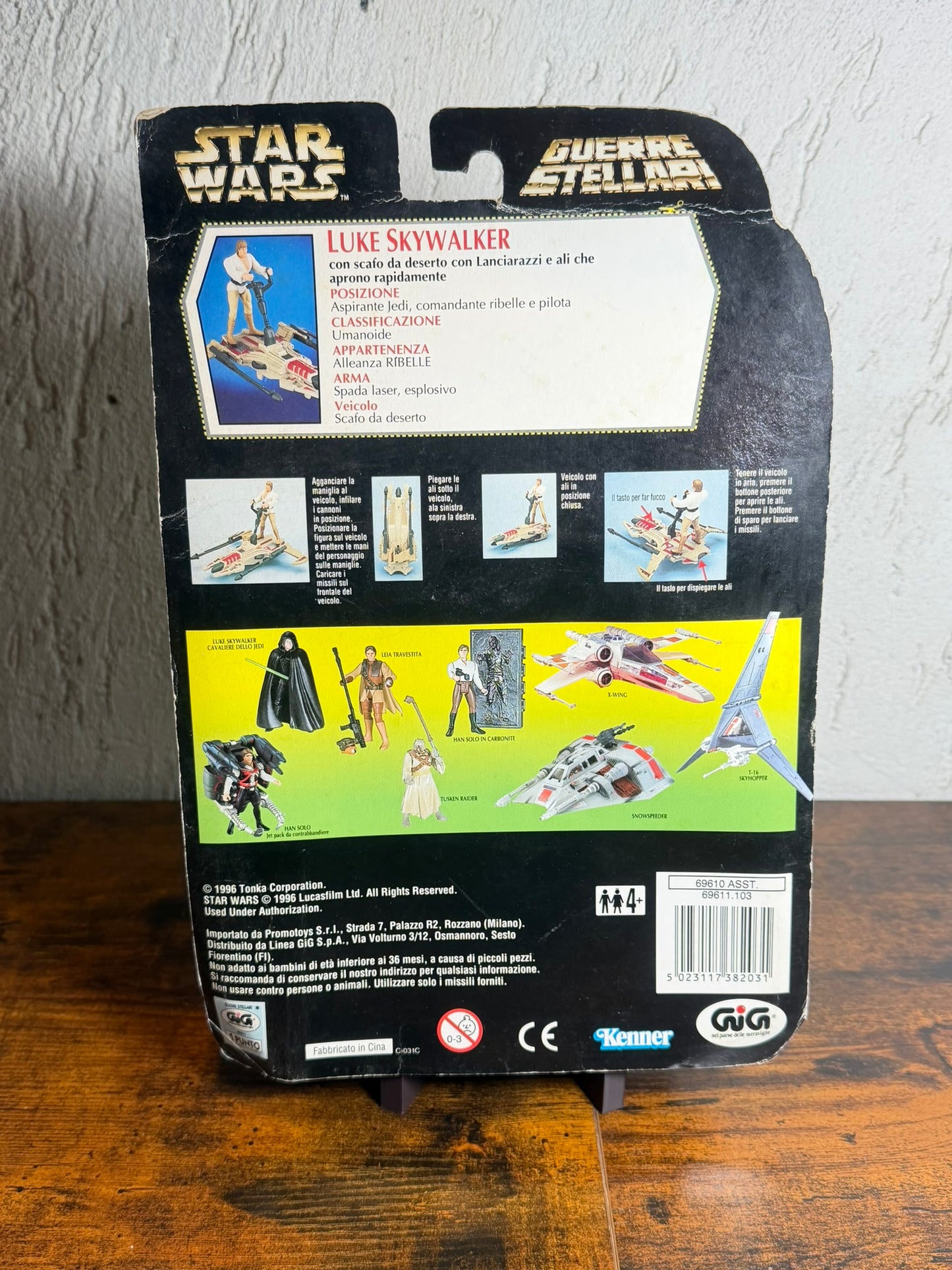 Kenner Guerre Stellari LUKE SKYWALKER con SCAFO DA DESERTO 10cm Figure MOC, 1996