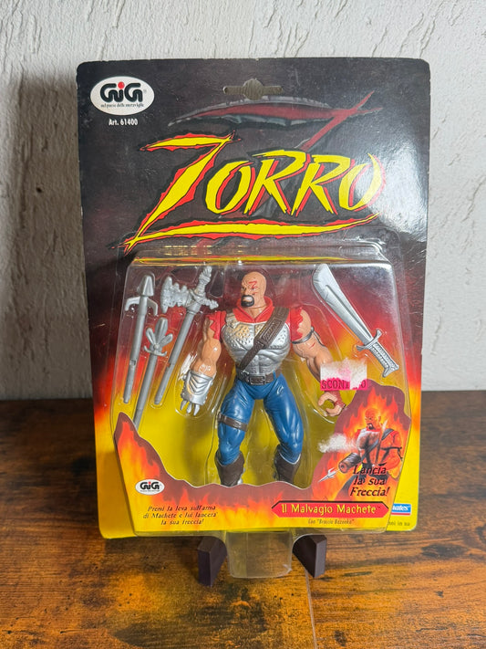 Zorro Action Figure Playmates 1997 Il Malvagio Machete