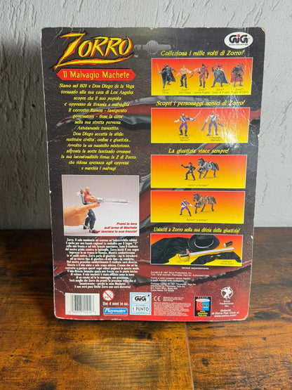 Zorro Action Figure Playmates 1997 Il Malvagio Machete