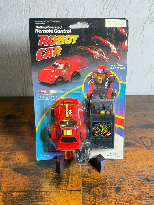 robot car made in hong kong no 930 rossa 2 Toys in 1