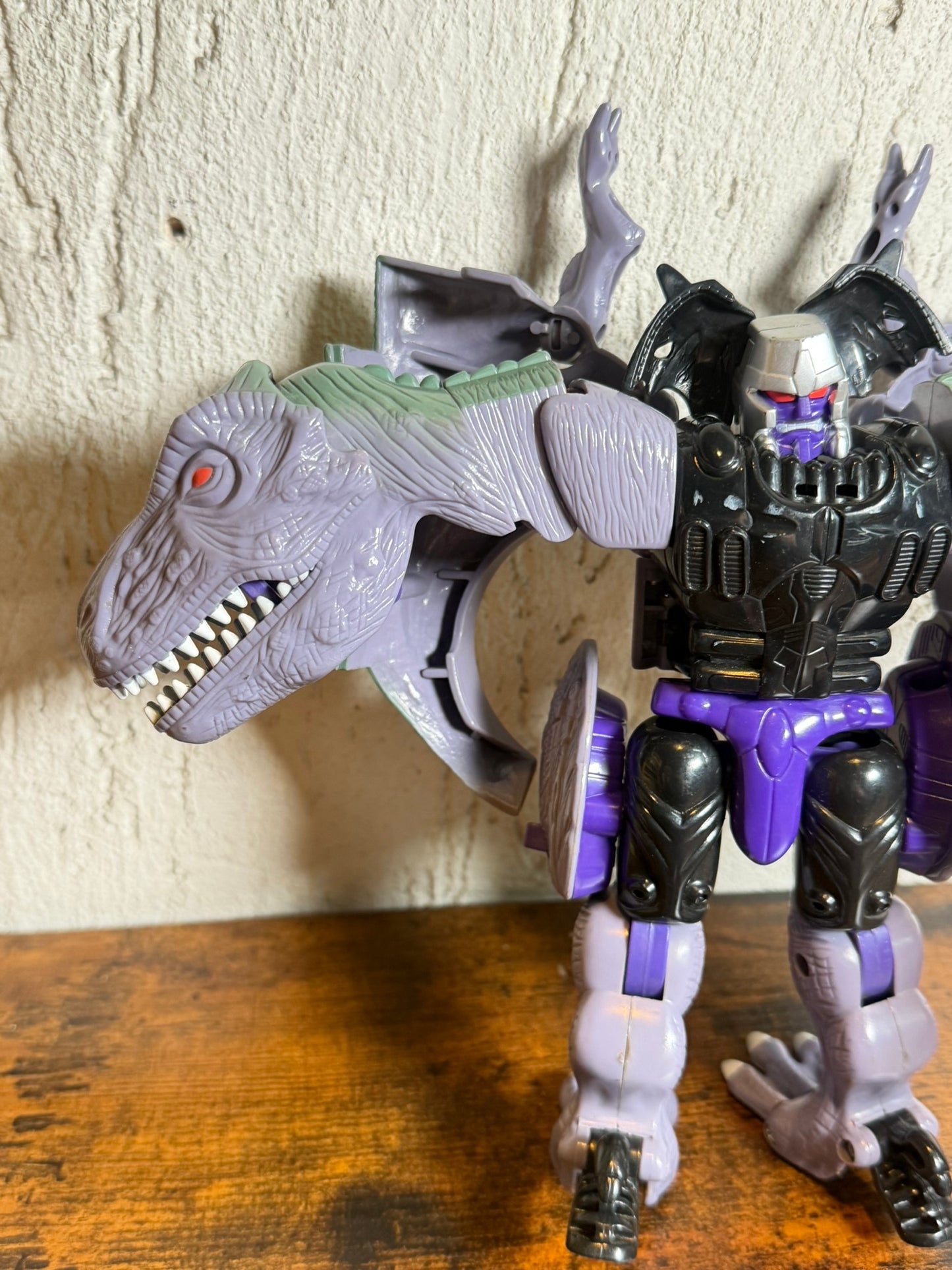 robot transformers beast wars predacon megatron t-rex kenner 1996 complet