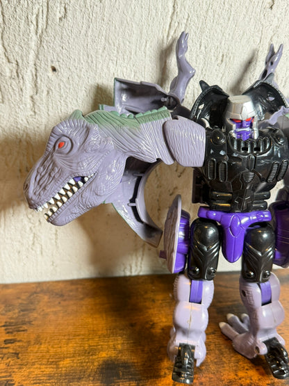 robot transformers beast wars predacon megatron t-rex kenner 1996 complet