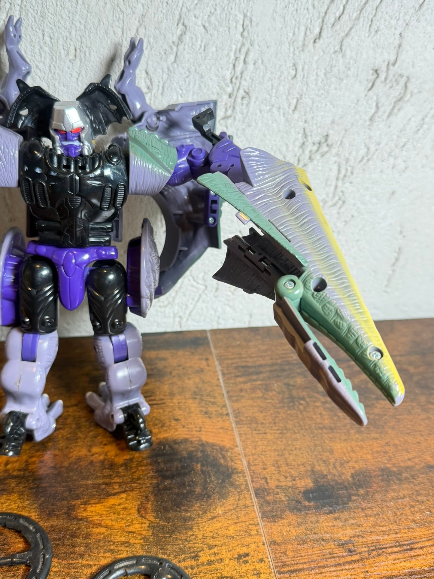 robot transformers beast wars predacon megatron t-rex kenner 1996 complet