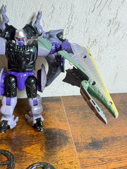 robot transformers beast wars predacon megatron t-rex kenner 1996 complet