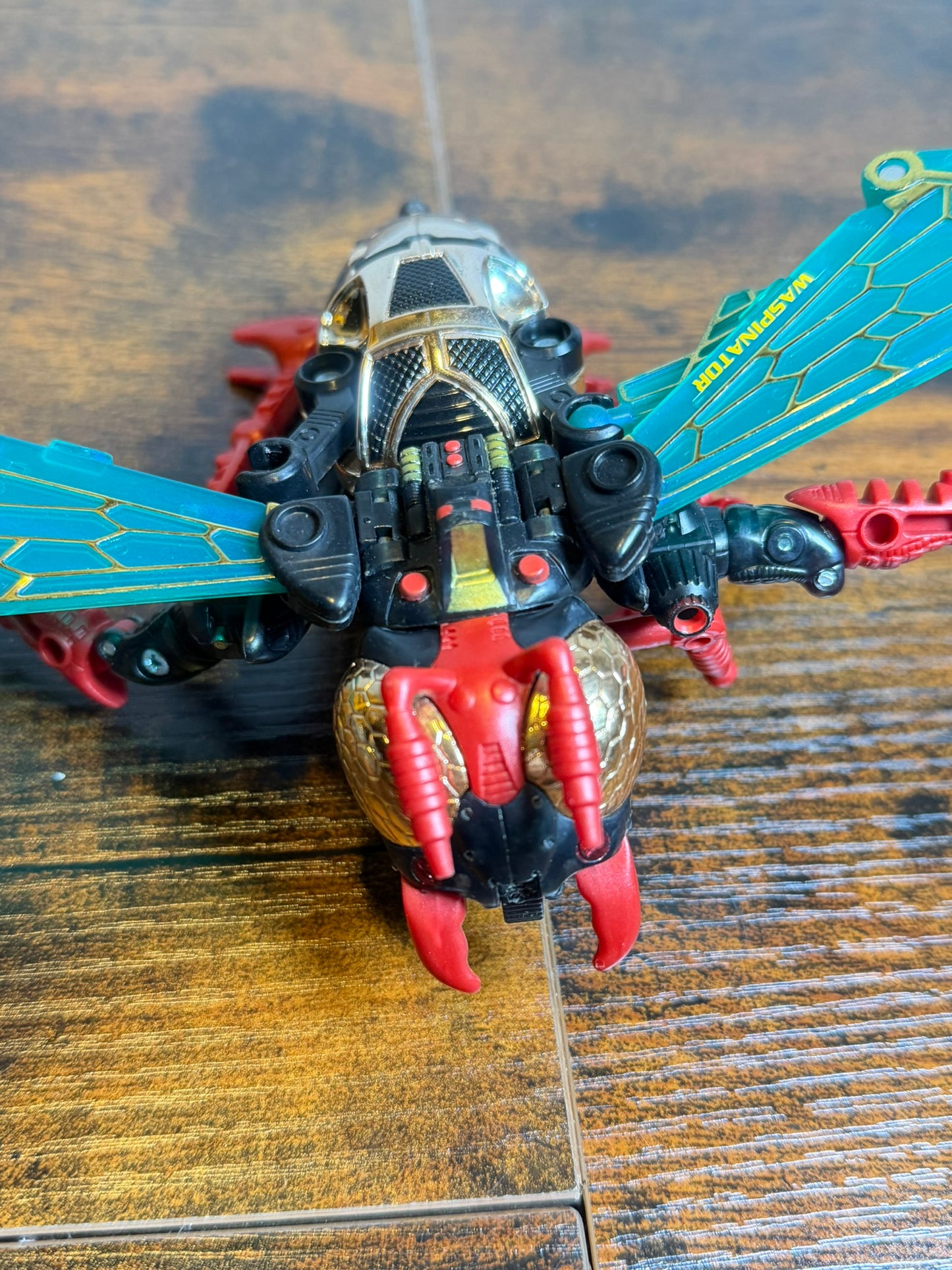 Waspinator Deluxe Transmetal Transformers Beast Wars 1998 Hasbro incomplete. TR