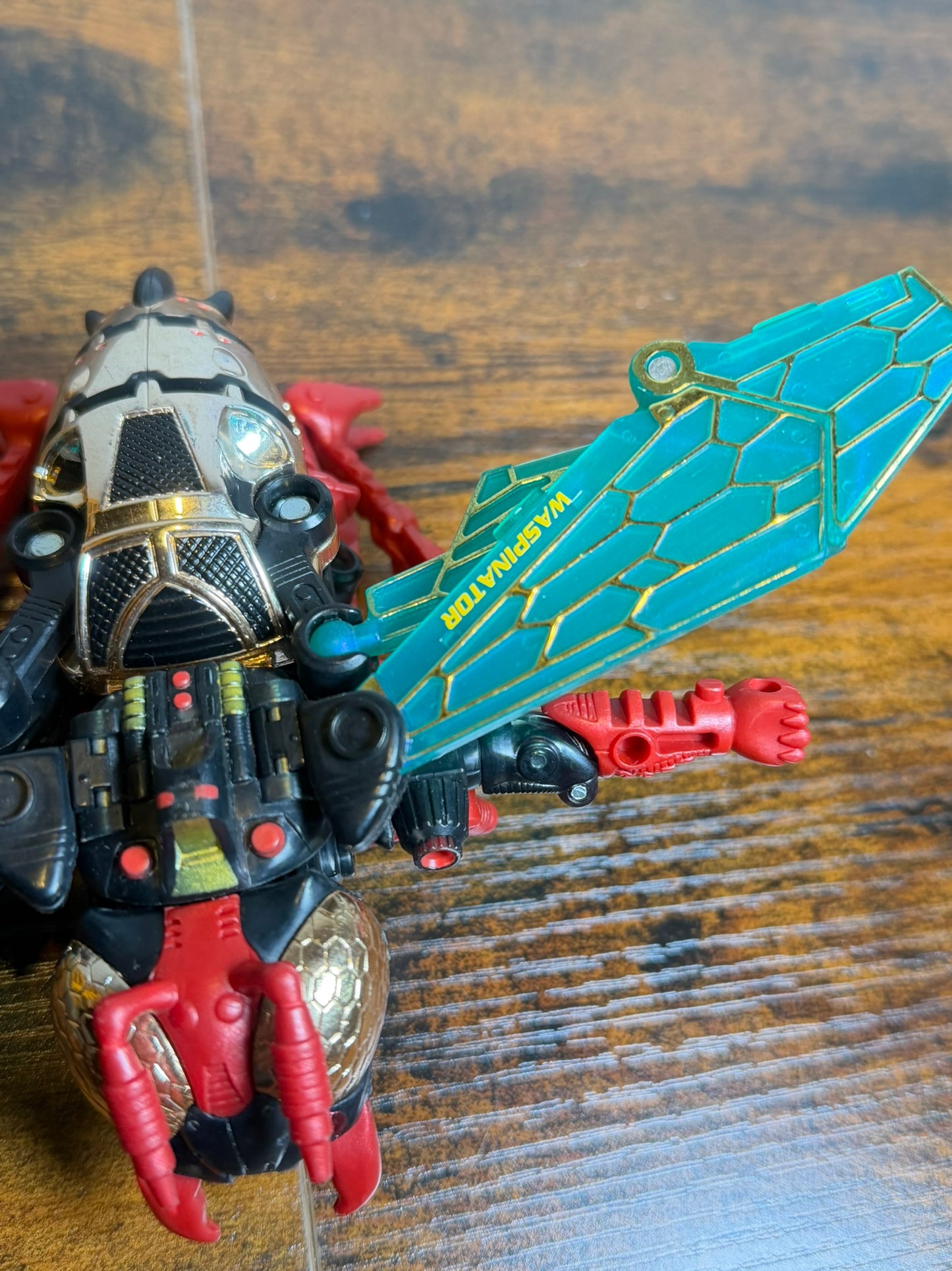 Waspinator Deluxe Transmetal Transformers Beast Wars 1998 Hasbro incomplete. TR