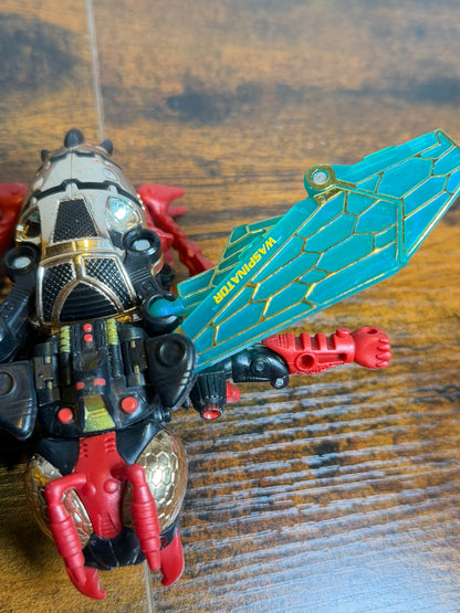 Waspinator Deluxe Transmetal Transformers Beast Wars 1998 Hasbro incomplete. TR