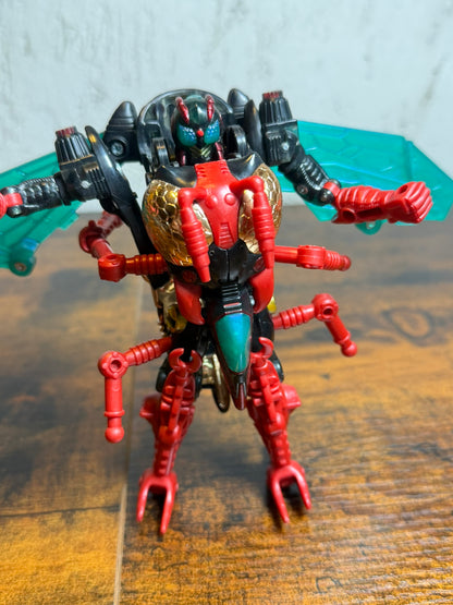 Waspinator Deluxe Transmetal Transformers Beast Wars 1998 Hasbro incomplete. TR