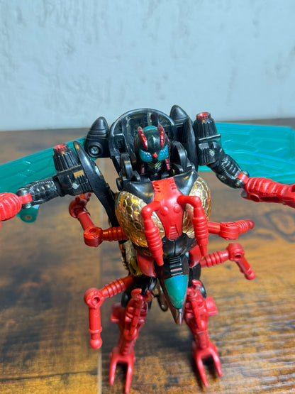 Waspinator Deluxe Transmetal Transformers Beast Wars 1998 Hasbro incomplete. TR