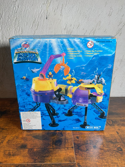 Vintage Blue Box Avventure Nascoste Discovery Deep Sea Play Set Sigillato