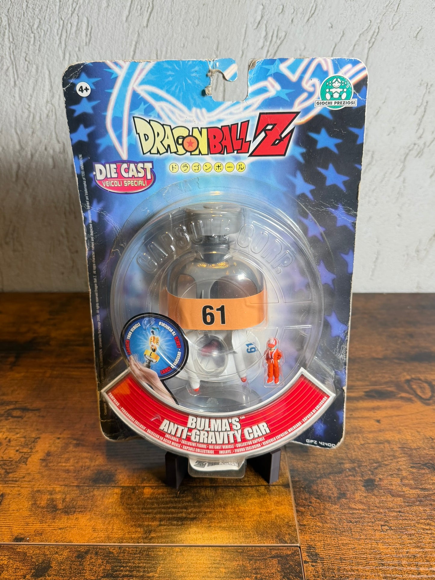 BULMA ANTI-GRAVITY CAR DRAGON BALL Z ACTION FIGURE 2000 DRAGONBALL DBZ DIE CAST
