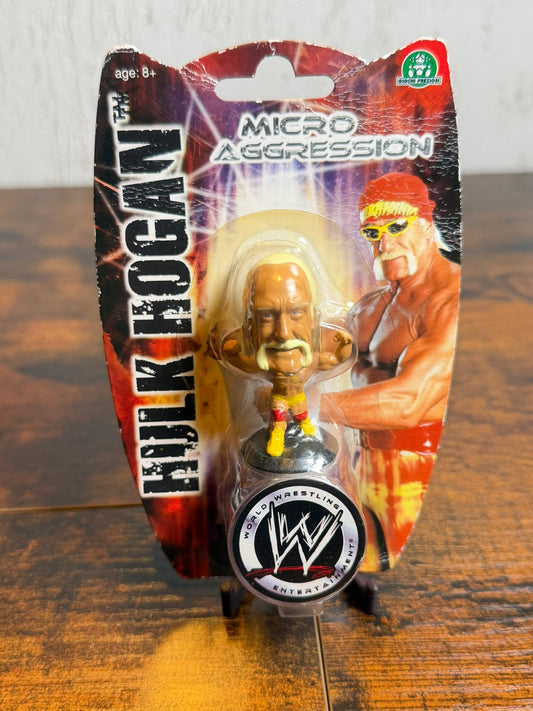 Microstars WWE Wrestling Micro Aggression HULK HOGAN 5 cm MOC, 2006