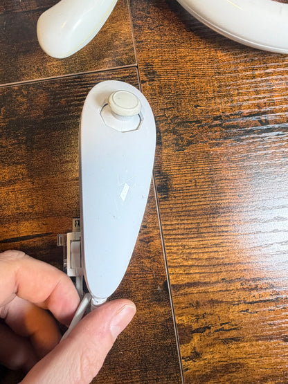Console Wii funzionante: volante nunchuck alimentazione (manca il cavo video)