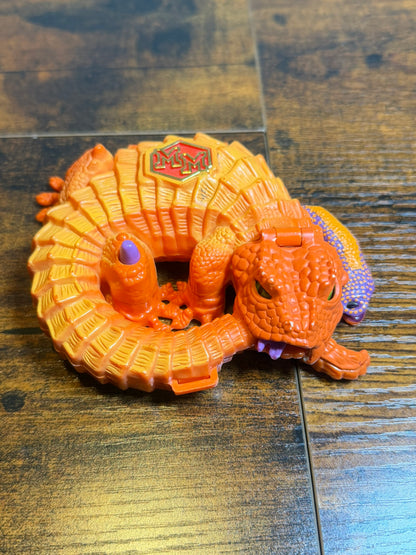 MIGHTY MAX DOOM ZONES BLUEBIRD 1994 LASHES LIZARD LUCERTOLA incompleto
