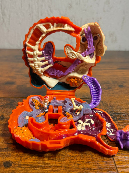 MIGHTY MAX DOOM ZONES BLUEBIRD 1994 LASHES LIZARD LUCERTOLA incompleto
