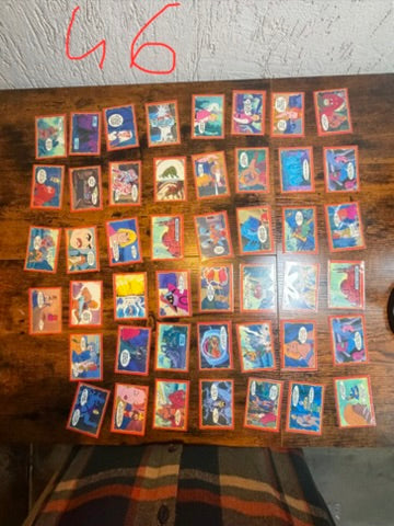 carte Master of the universe anni '80 (46 pezzi)