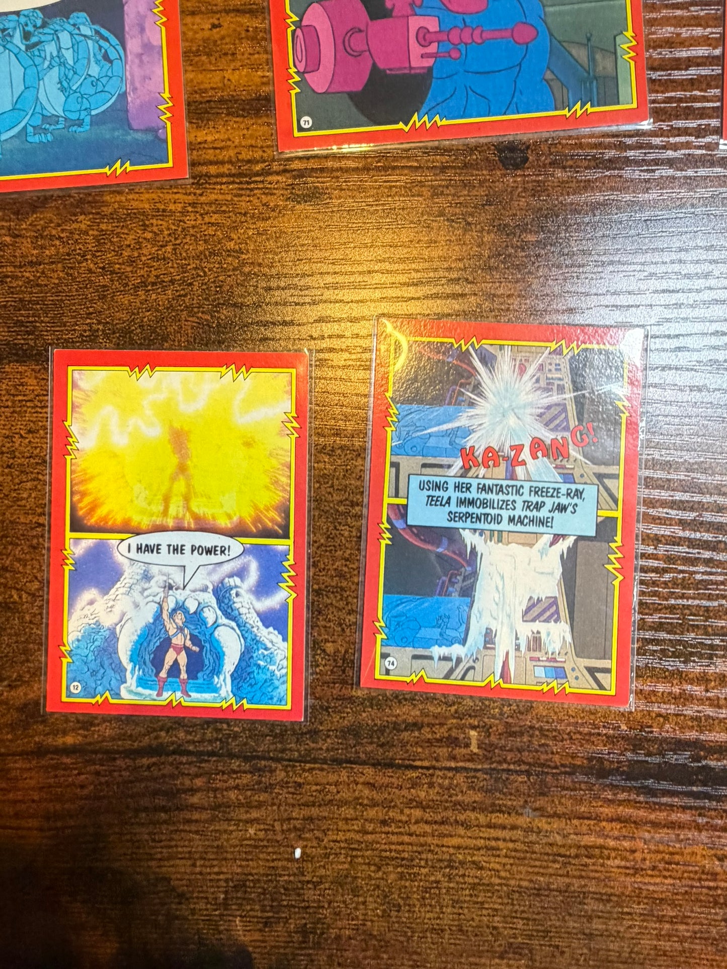 carte Master of the universe anni '80 (21 pezzi)