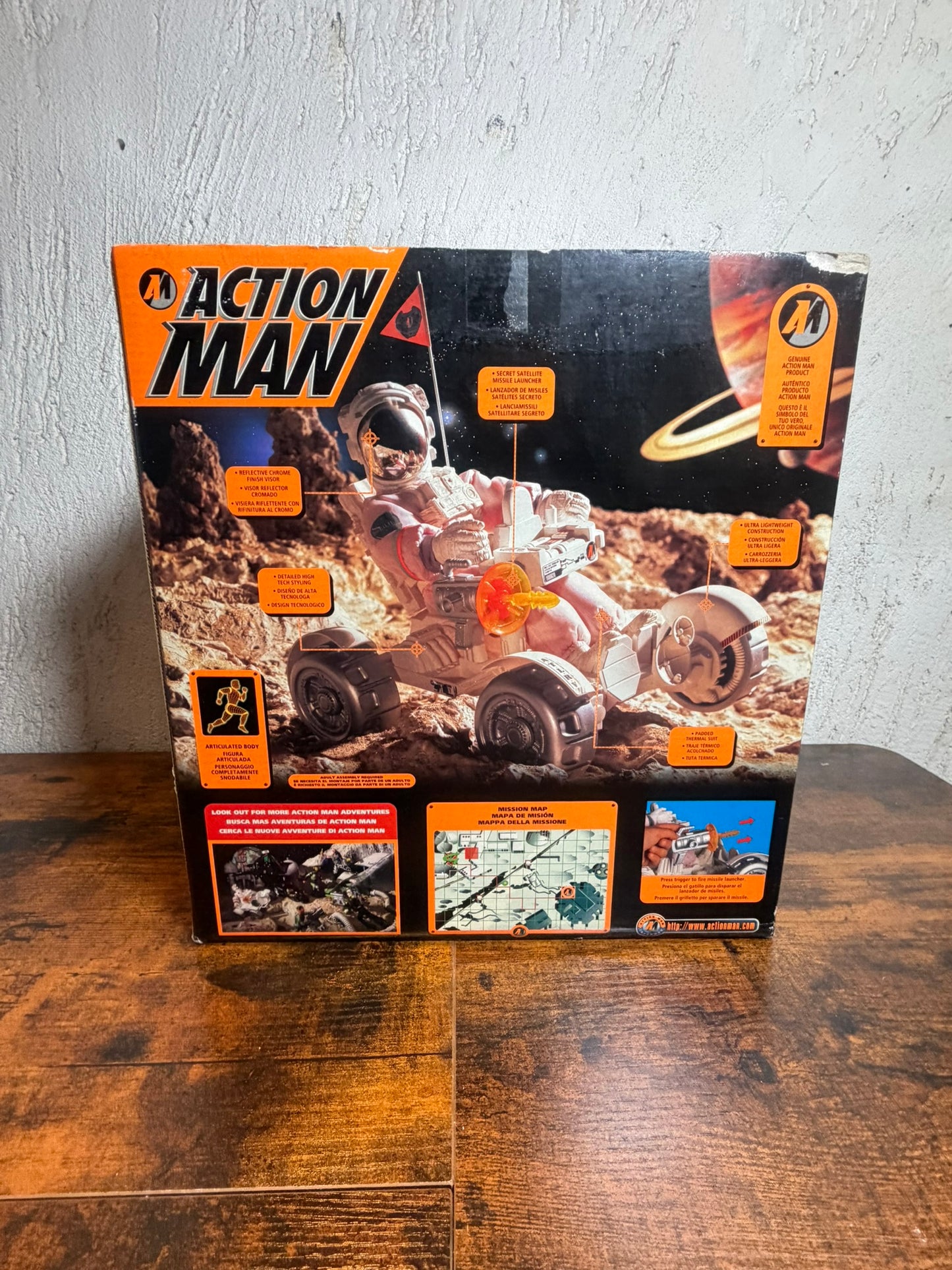 Action Man Moon Raker Space Explorer 1996 Hasbro Nuovo MISB