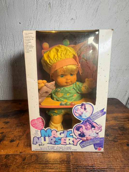 Mattel Toddler Magic Nursery Doll With Box. Is it a boy or a girl? 1990