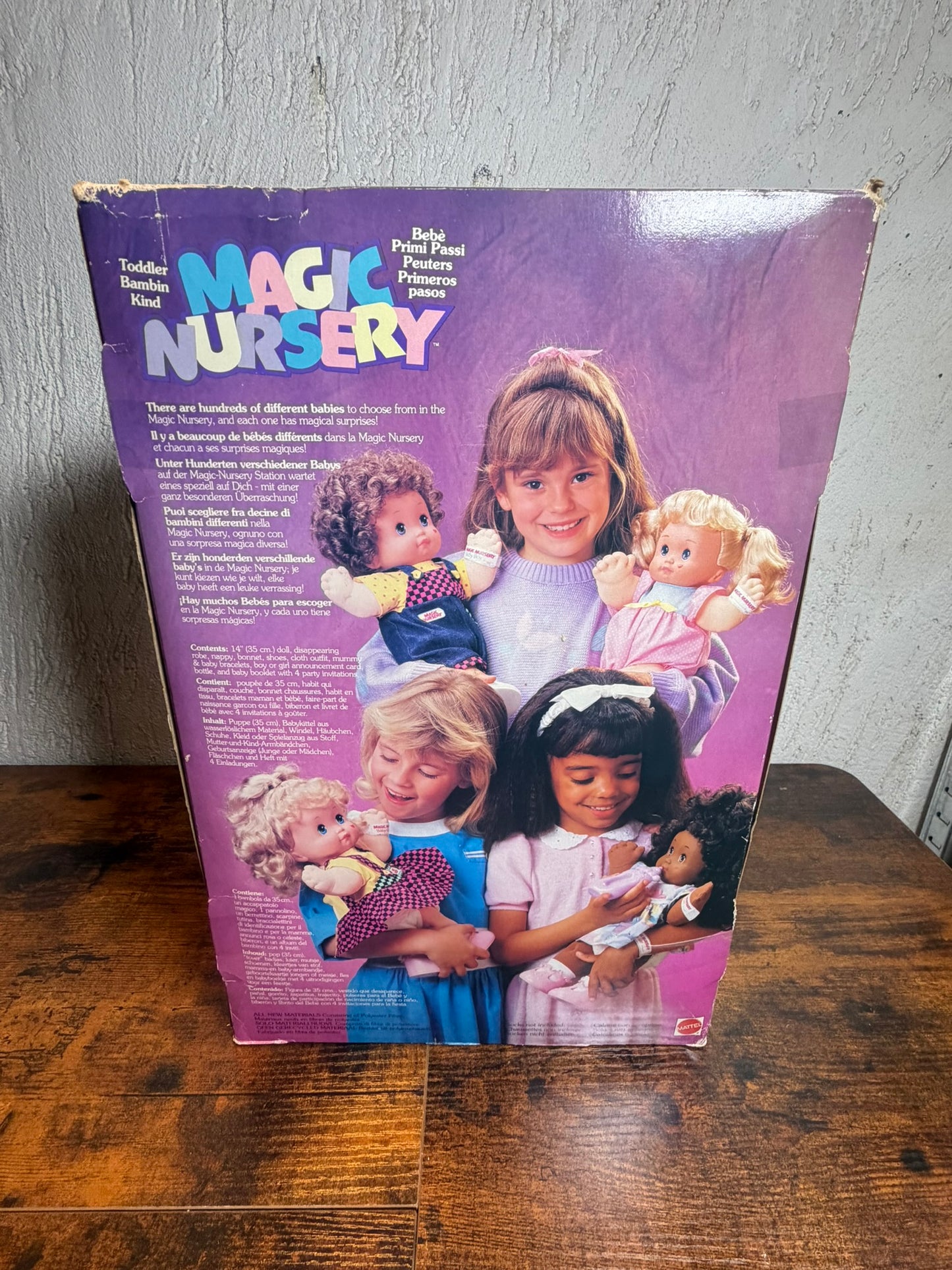 Mattel Toddler Magic Nursery Doll With Box. Is it a boy or a girl? 1990