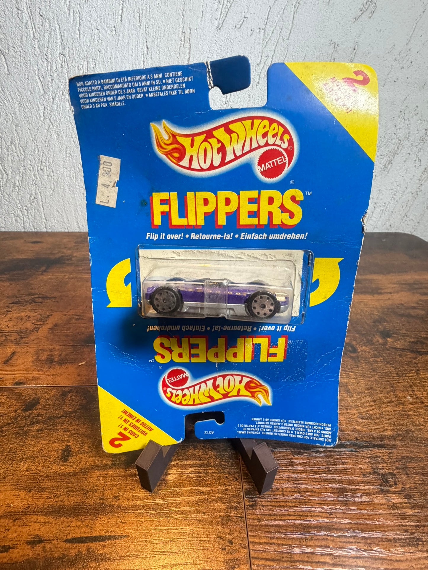 Voiture Miniature Hot Wheels Flippers Vintage Mattel 1989 6012 viola